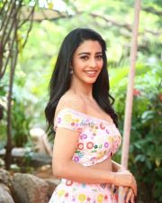 Telugu Actress Daksha Nagarkar at Ravanasura Movie Opening Photos 10