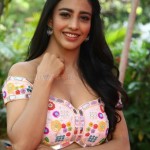Telugu Actress Daksha Nagarkar at Ravanasura Movie Opening Photos 18 Telugu Actress Daksha Nagarkar at Ravanasura Movie Opening Photos 18