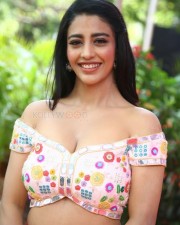 Telugu Actress Daksha Nagarkar at Ravanasura Movie Opening Photos 26