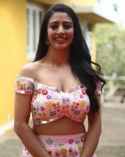 Telugu Actress Daksha Nagarkar at Ravanasura Movie Opening Photos 42