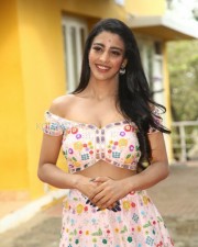 Telugu Actress Daksha Nagarkar at Ravanasura Movie Opening Photos 46