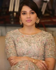 Actress Mehrene Kaur Pirzada At Chanakya Trailer Launch Photos