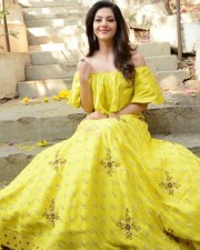 Actress Mehrene Kaur Pirzada At Vijay Devarakonda New Movie Launch Photos
