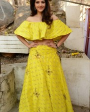 Actress Mehrene Kaur Pirzada At Vijay Devarakonda New Movie Launch Photos