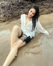 Actress Srimukhi Sexy Beach Photoshoot Pictures 10
