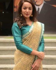 Actress Tejaswi Madivada Saree Photos
