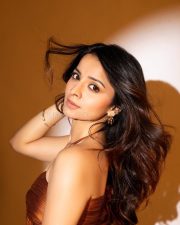 Alluring Mahima Makwana in a Brown Satin Co Ord Set Photos 01 Alluring Mahima Makwana in a Brown Satin Co Ord Set Photos 01