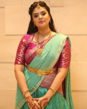 Anchor Sreemukhi at SR Kalyanamandapam EST Pre Release Event Stills