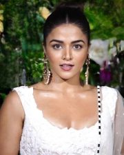 Beautiful Wamiqa Gabbi in a White Suit at Anshul Garg Amul Mohan Diwali Celebration Photos 03