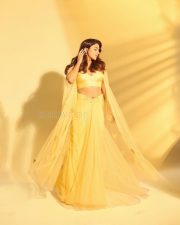 Beautiful Wamiqa Gabbi in a Yellow Lehenga Photos 02