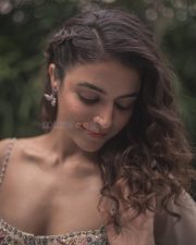 Enchanting Wamiqa Gabbi in an Ivory Tulle Anarkali Photos 01