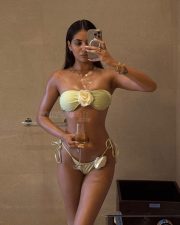 Irresistible Erotic Beauty Radhika Seth in a Two Piece Micro Bikini Photos 02