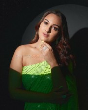 Kakuda Actress Sonakshi Sinha Green Photoshoot Stills 01