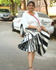 Kalpika Ganesh at Yashoda Movie Success Meet Stills 05