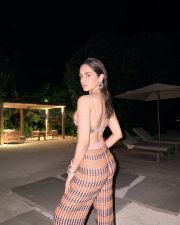 Luminous Actress Manushi Chhillar in a Yellow Cutout Swimsuit Photos 01