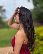 Project Love Actress Mahima Makwana in a Red Strapless Gown Photos 02 Project Love Actress Mahima Makwana in a Red Strapless Gown Photos 02