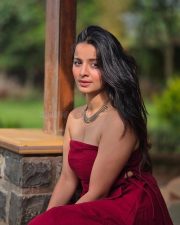 Project Love Actress Mahima Makwana in a Red Strapless Gown Photos 04 Project Love Actress Mahima Makwana in a Red Strapless Gown Photos 04