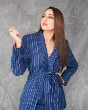 Sonakshi Sinha Blue Formal Dress Photos