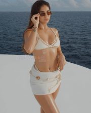 Stunning Radhika Seth in a White Beach Bikini Pictures 01