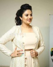 Stylish Sree Mukhi at Taxi Services Launch Event Stills 01