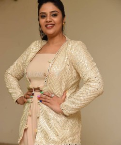 Stylish Sree Mukhi at Taxi Services Launch Event Stills 05