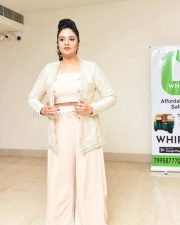 Stylish Sree Mukhi at Taxi Services Launch Event Stills 06