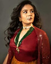 Telugu Anchor Sreemukhi Diwali Photos 01