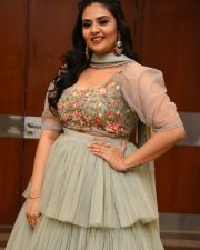 Tollywood Anchor Sreemukhi at Crazy Uncles Movie Pre Release Event Pictures