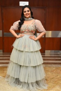 Tollywood Anchor Sreemukhi at Crazy Uncles Movie Pre Release Event Pictures