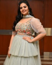 Tollywood Anchor Sreemukhi at Crazy Uncles Movie Pre Release Event Pictures