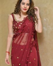 Actress Deeksha Panth At Operation Movie Pre Release Event Photos