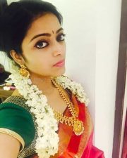 Actress Janani Iyer Wedding Saree Photos