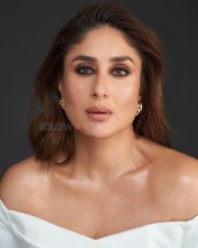 Actress Kareena Kapoor in a White Off Shoulder Top Pictures 01