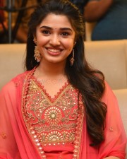 Actress Krithi Shetty at Aa Ammayi Gurinchi Meeku Cheppali First Look Launch Pictures 09