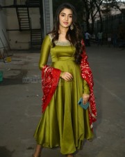 Actress Krithi Shetty at Bangarraju Movie Press Meet Stills 03