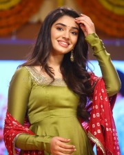 Actress Krithi Shetty at Bangarraju Movie Press Meet Stills 06