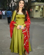 Actress Krithi Shetty at Bangarraju Movie Press Meet Stills 18 Actress Krithi Shetty at Bangarraju Movie Press Meet Stills 18