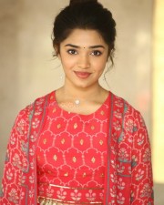 Actress Krithi Shetty at Shyam Singha Roy Blockbuster Classic Meet Photos 08