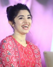 Actress Krithi Shetty at Shyam Singha Roy Blockbuster Classic Meet Photos 12