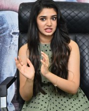 Actress Krithi Shetty at The Warrior Movie Interview Pictures 33
