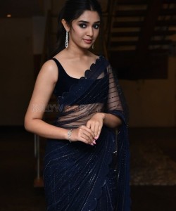 Actress Krithi Shetty in a Transparent Black Saree at at Macherla Niyojakavargam Pre Release Event Photos 04 Actress Krithi Shetty in a Transparent Black Saree at at Macherla Niyojakavargam Pre Release Event Photos 04
