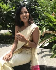 Actress Raiza Wilson Onam Saree Stills