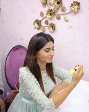 Actress Varshini Sounderajan At The Launch Of Organic Summer Special Treatments Photos