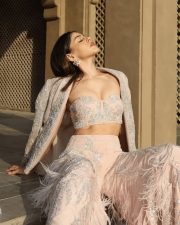 Beautiful Alaya F in a Pastel Pink Outfit Photos 02
