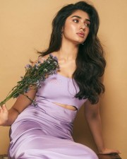 Beautiful Kriti Shetty in a Lavender Gown Photos 05