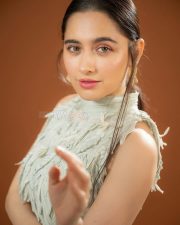 Beautiful Sanjeeda Shaikh in a Halter Neck Green Dress Pictures 03