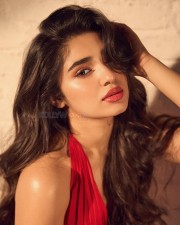 Beauty in Red Krithi Shetty Photos 06