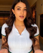 Charming Actress Anju Kurian in a White Cable Knit Crop Top and Jeans Photos 03 Charming Actress Anju Kurian in a White Cable Knit Crop Top and Jeans Photos 03