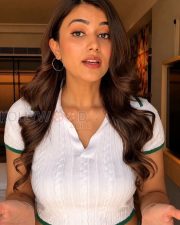 Charming Actress Anju Kurian in a White Cable Knit Crop Top and Jeans Photos 04 Charming Actress Anju Kurian in a White Cable Knit Crop Top and Jeans Photos 04
