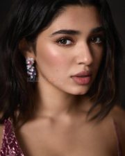 Dazzling Actress Krithi Shetty in a Pink Mirror Sequin Dress Photos 02 Dazzling Actress Krithi Shetty in a Pink Mirror Sequin Dress Photos 02